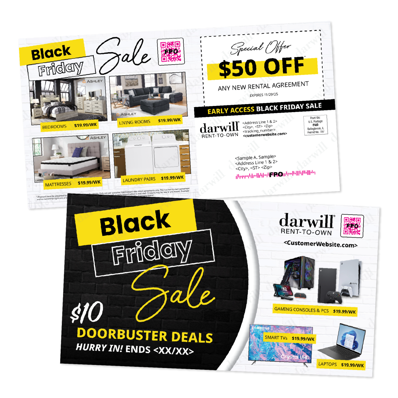 Black Friday Postcard