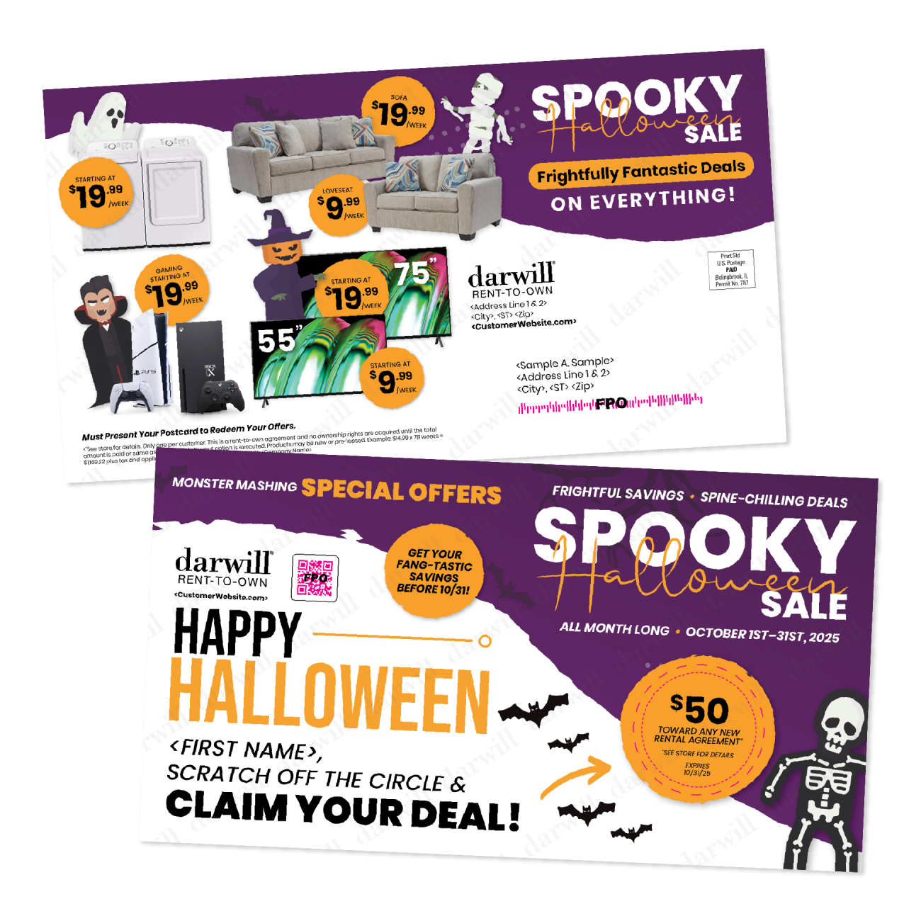 Halloween Scratch Off
