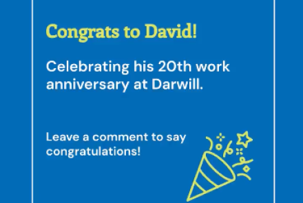Work Anniversary David