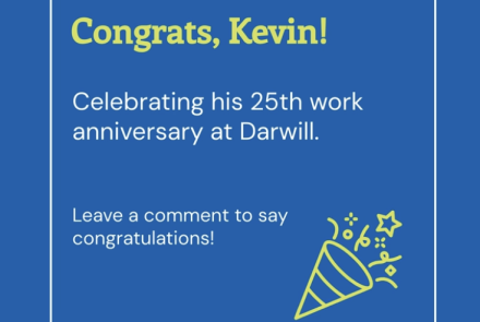 Work Anniversary Kevin