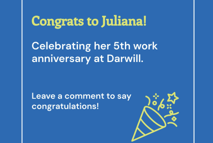 Work Anniversary Juliana A.