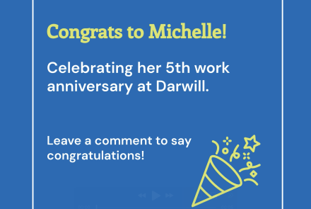 Work Anniversary Michelle B.