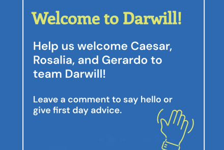 Welcome Caesar, Rosalia, and Gerardo!